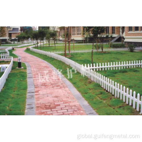 Pvc Fence Guardrail PVC plastic steel amusement facility isolation fence Factory